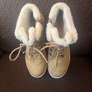 Comfortable & Warm boots ready for adventure.